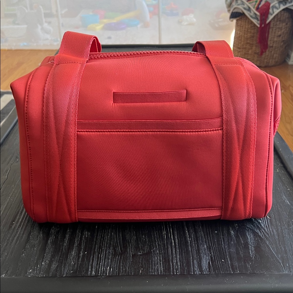 NWT Dagne Dover Medium Landon Carryall in Ltd Edition Rhubarb - Picture 9 of 10